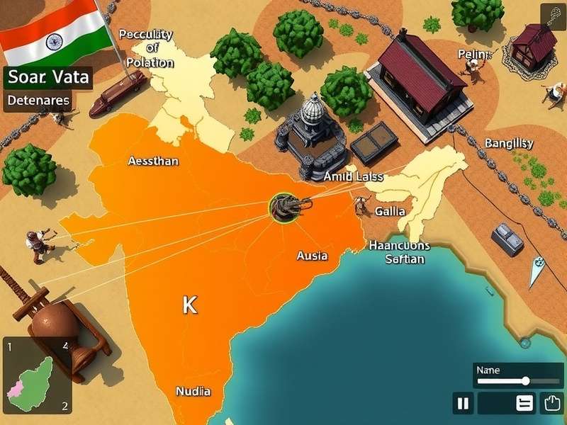 Exuberant Trail regional popularity map in India