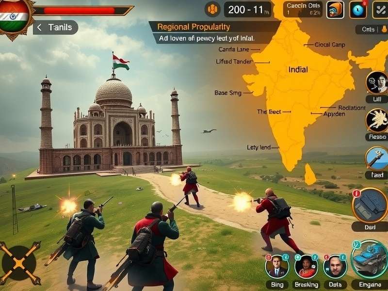 Exuberant Trail gameplay screenshot showing Indian landscape